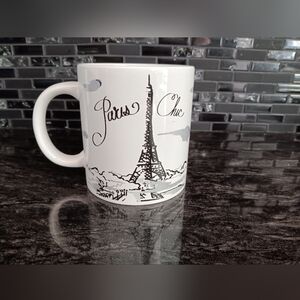 Disney Minnie Mouse Paris Chic White Mug
